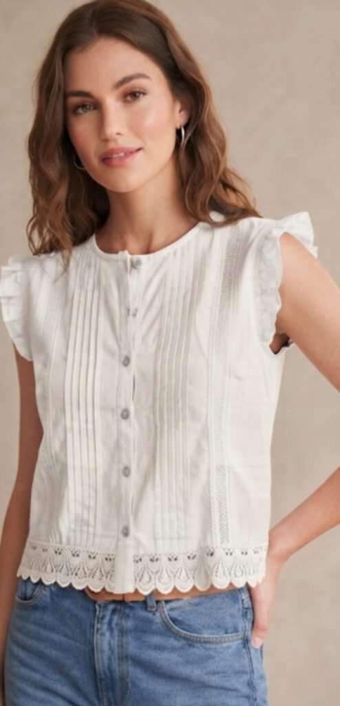 BLUSA ROMANTICA  BRODERIE